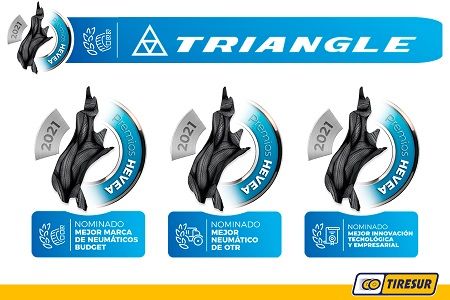 Tres nominaciones para Triangle en los Premios Hevea 2021