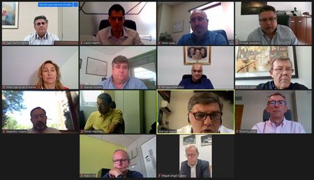 Un momento de la jornada online La distribución en abierto