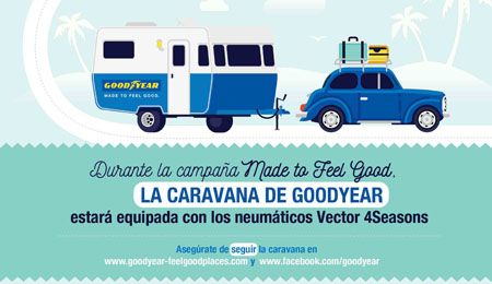 Una noche en caravana con Goodyear
