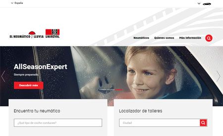 Uniroyal lanza su nueva web en español