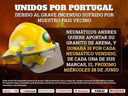 Venta Solidaria a favor de los Bomberos Voluntarios de Portugal