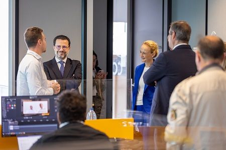 Visita del Consejero de la Comunidad de Madrid al Hub de Servicios de Continental