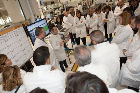 Visita guiada a la fábrica de Continental Automotive de Rubi